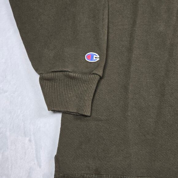 Champion Vintage Sweatshirt Two Button Pullover Henley Mens Size 2XL Made In USA - Picture 10 of 10